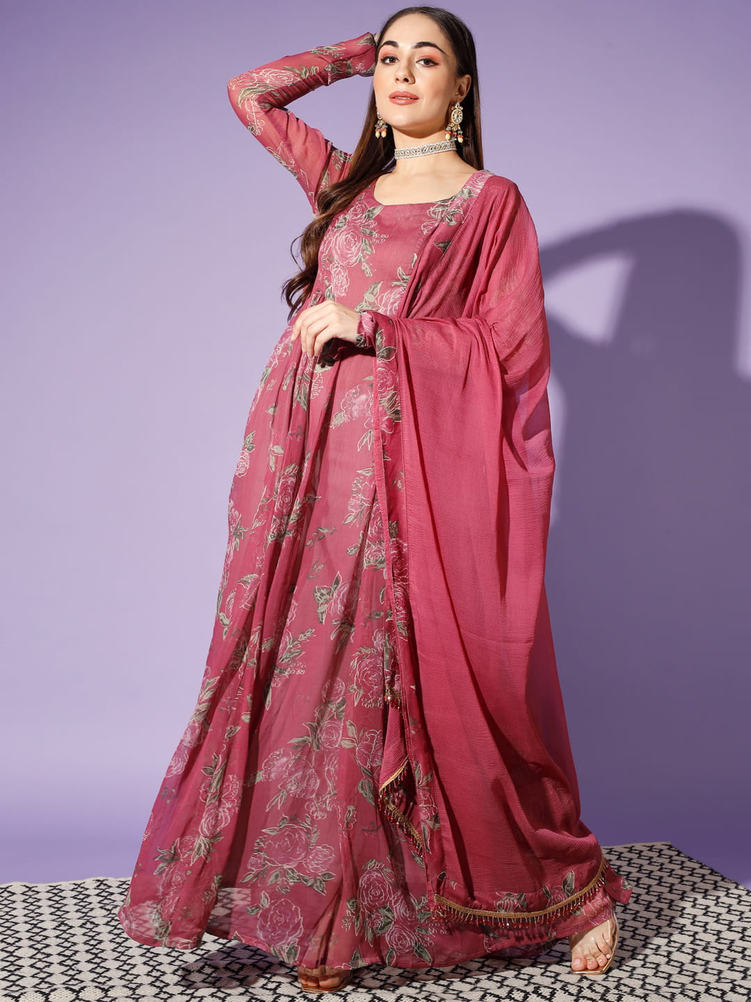 Pink Perfection: An Ethereal Ethnic Dress | Hues of India