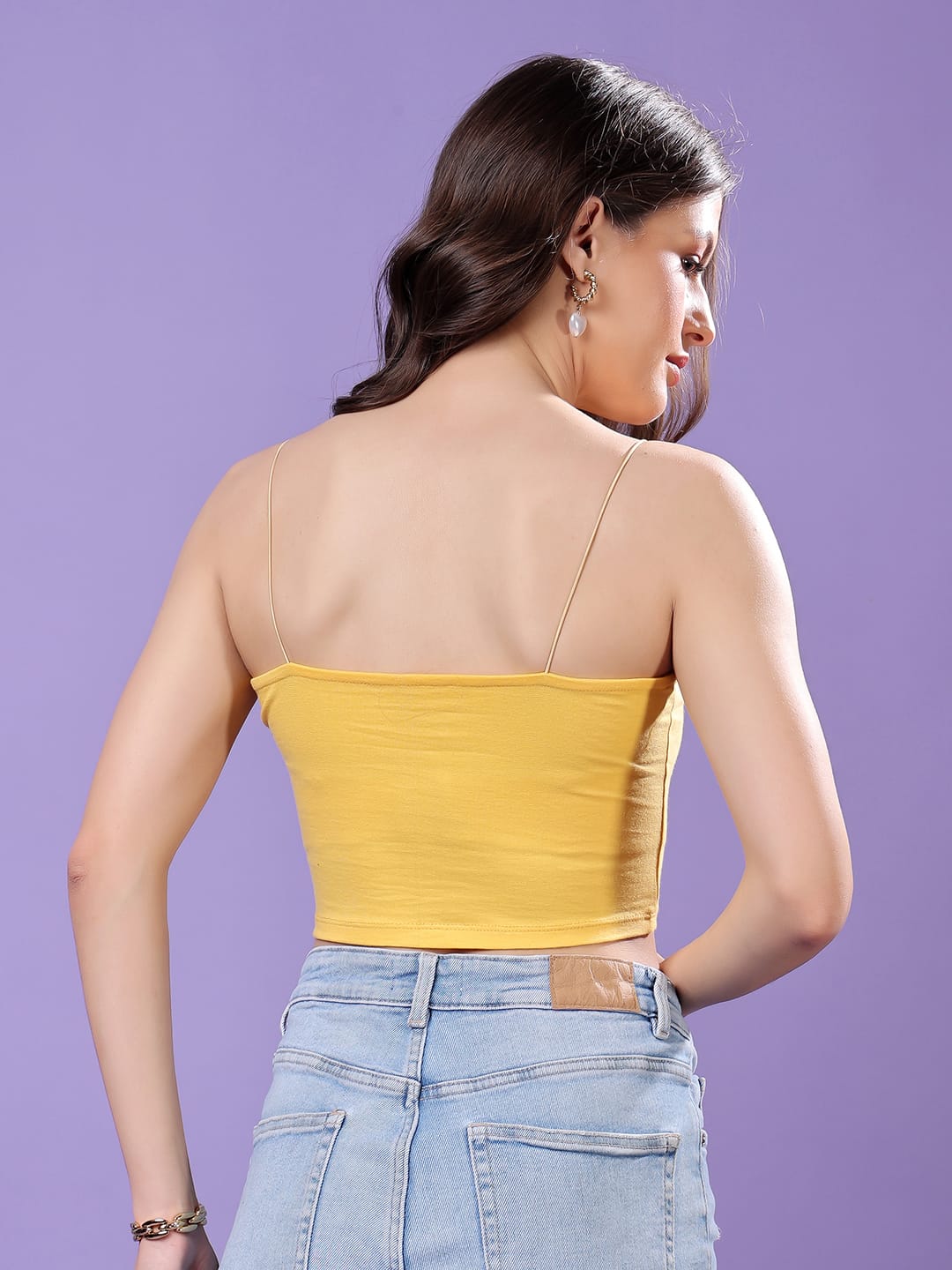 Cation Cotton Tank Crop Top