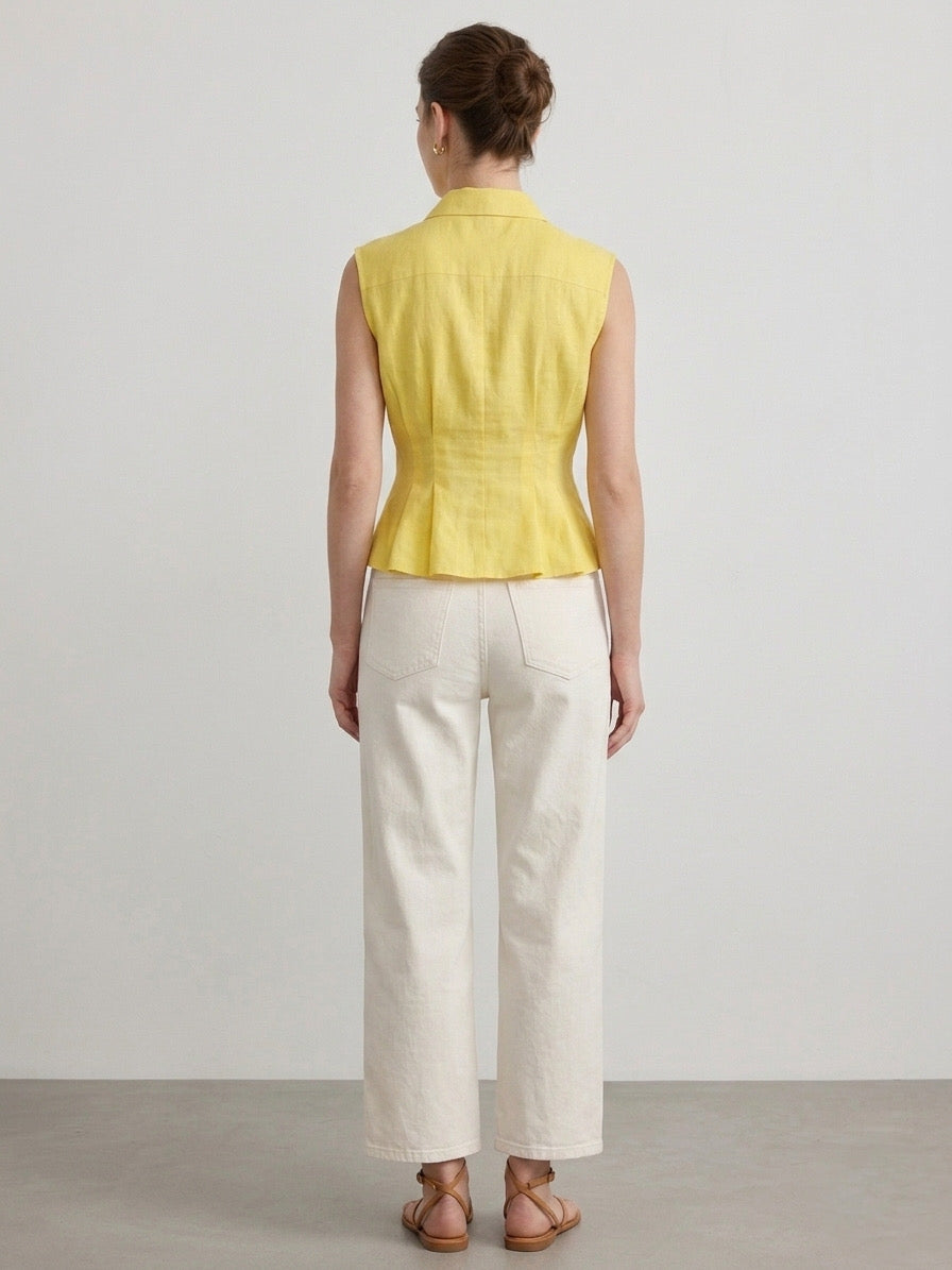 Yellow Cotton Shirt
