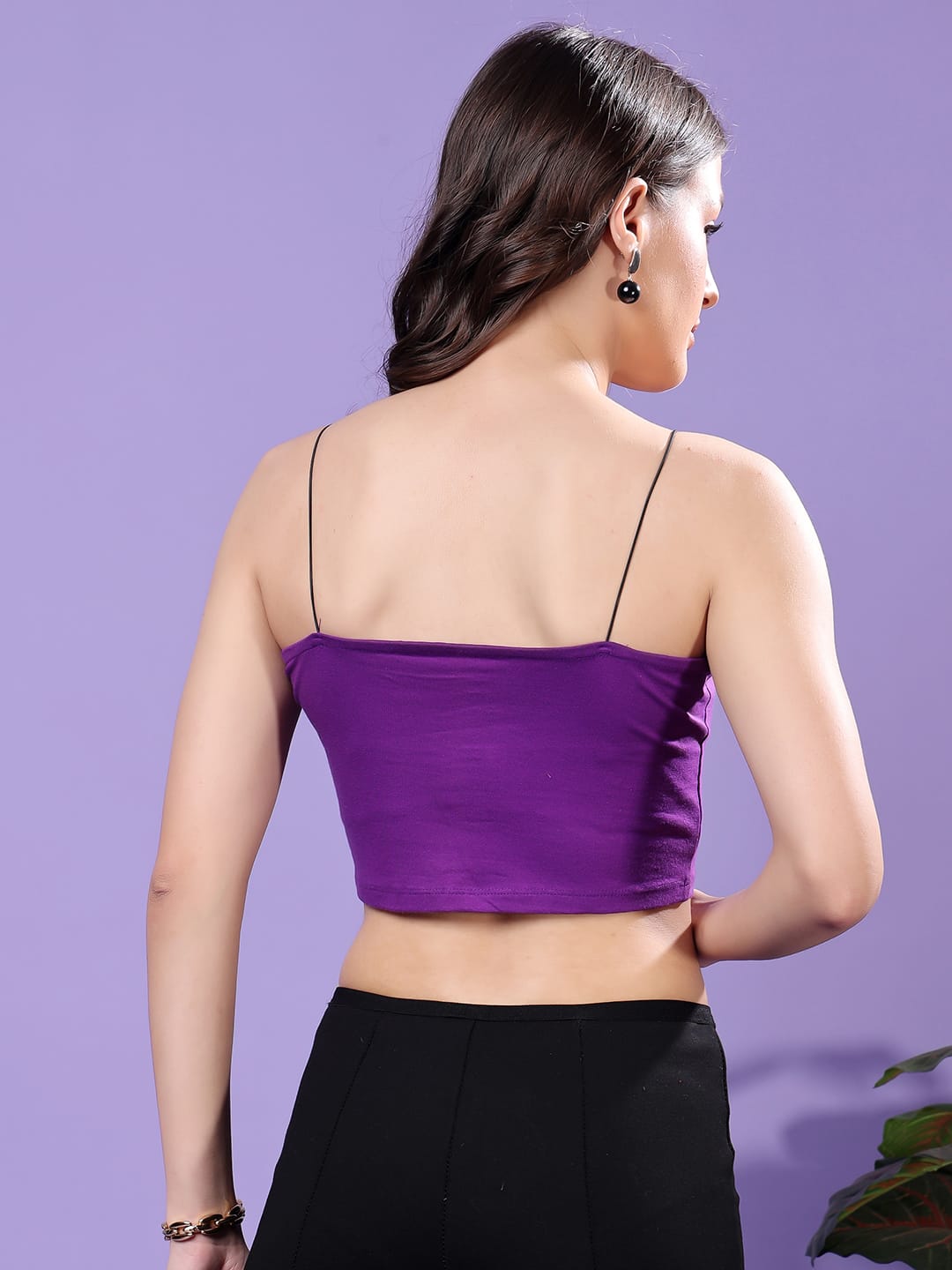 Cation Women Cotton Crop Tank Top