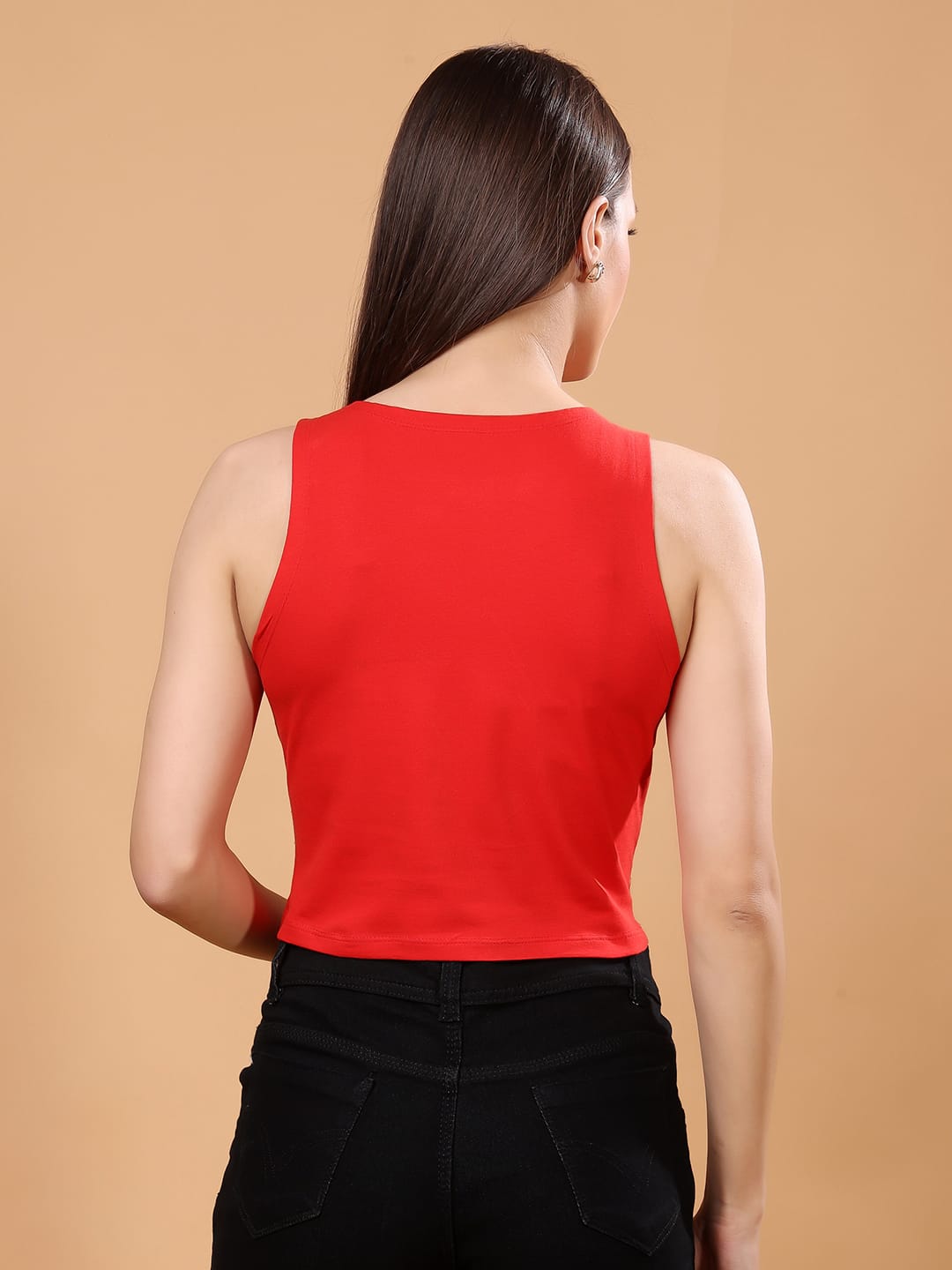 Cation Cotton Tank Crop Top