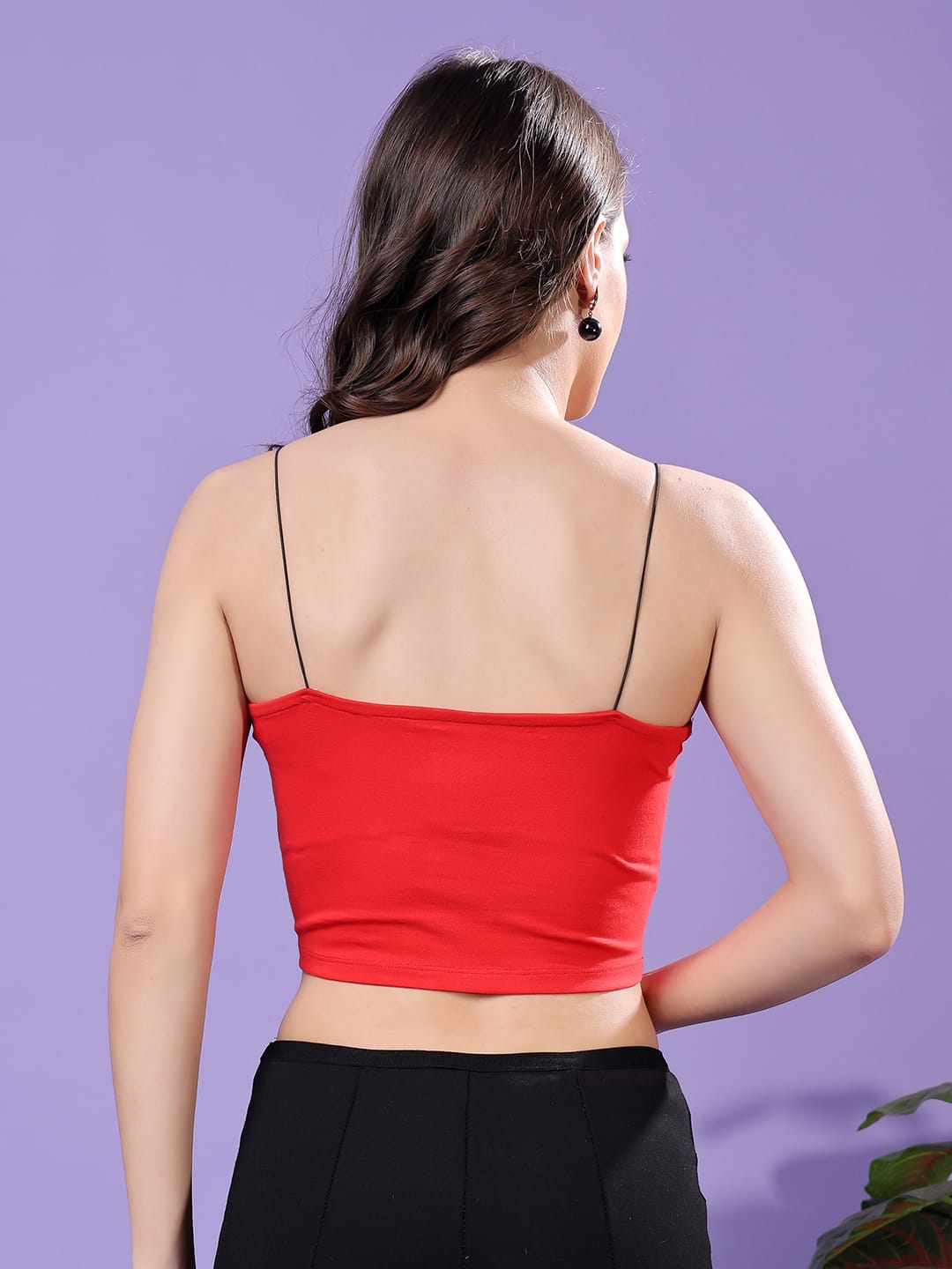 Cation Women Cotton Tank Crop Top