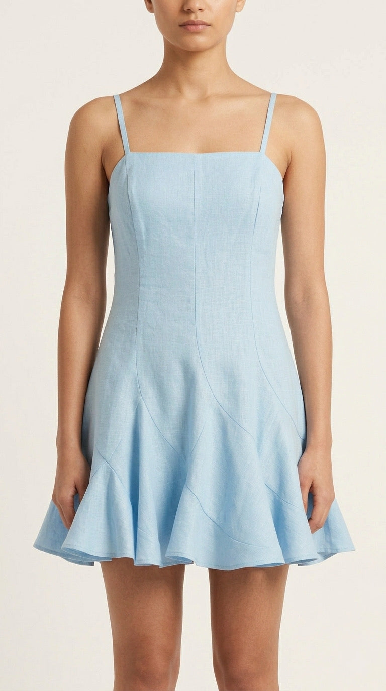 Blue Cotton Dress
