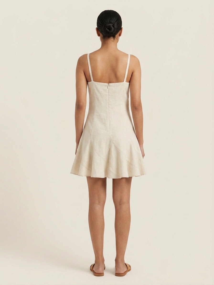 Off-white Cotton Dress