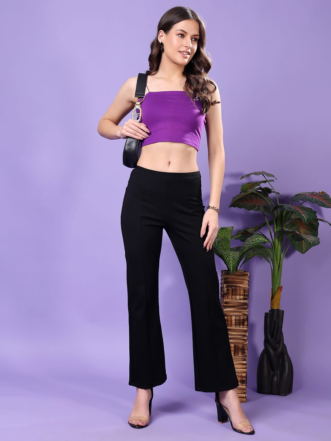 Cation Women Cotton Crop Tank Top