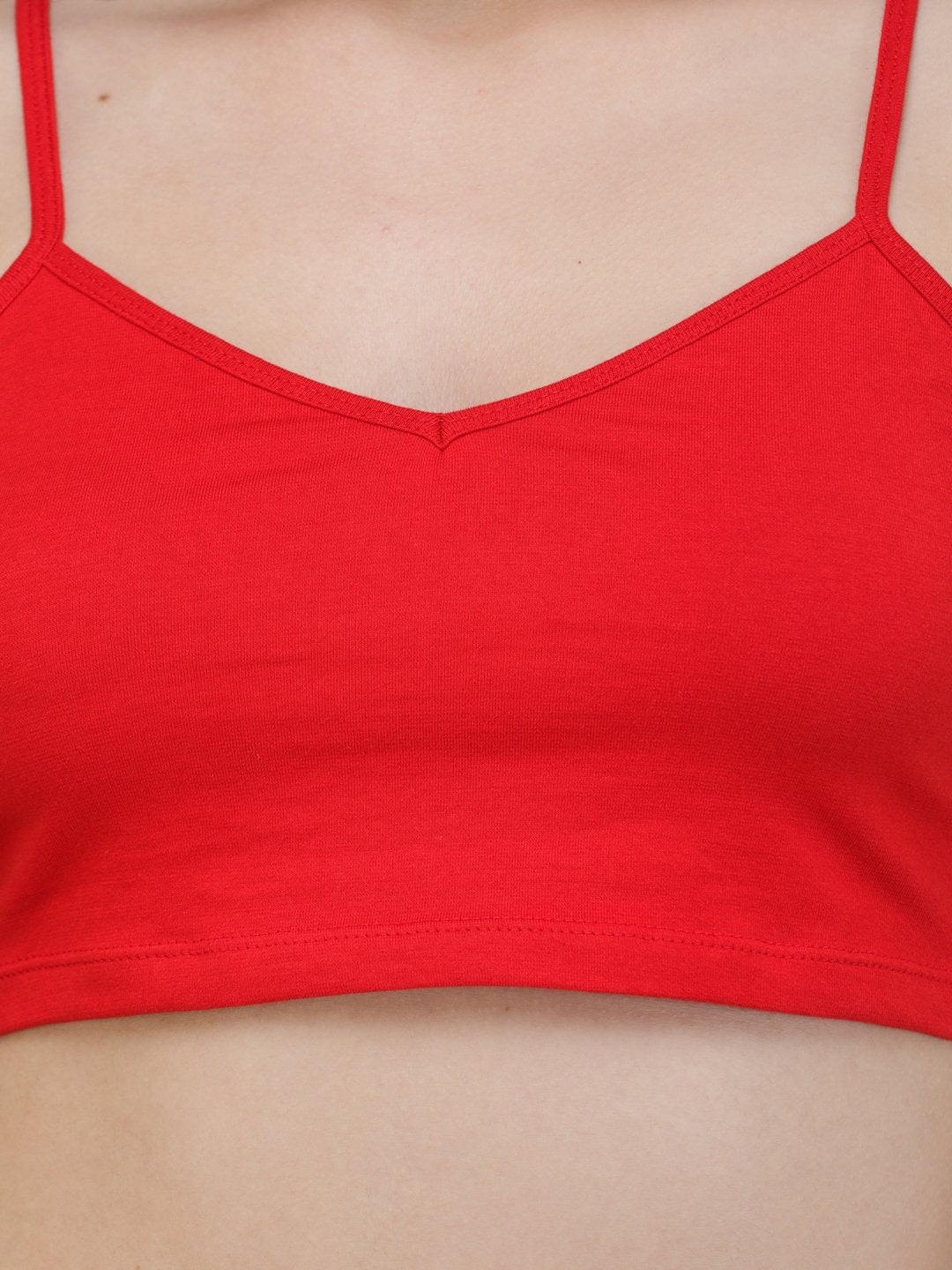 SCORPIUS RED BRALETTE TOP