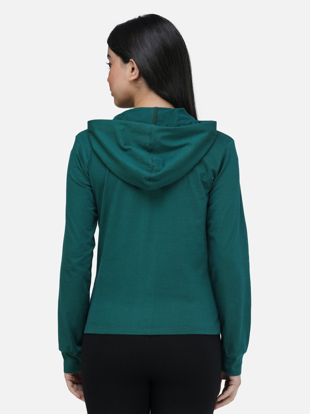 SCORPIUS TEAL SWEATSHIRT STYLE HOODIE TOP