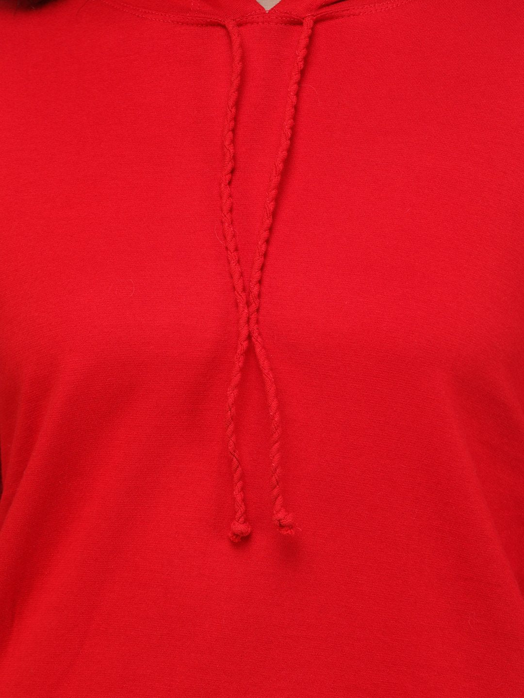 SCORPIUS RED SWEATSHIRT STYLE HOODIE TOP