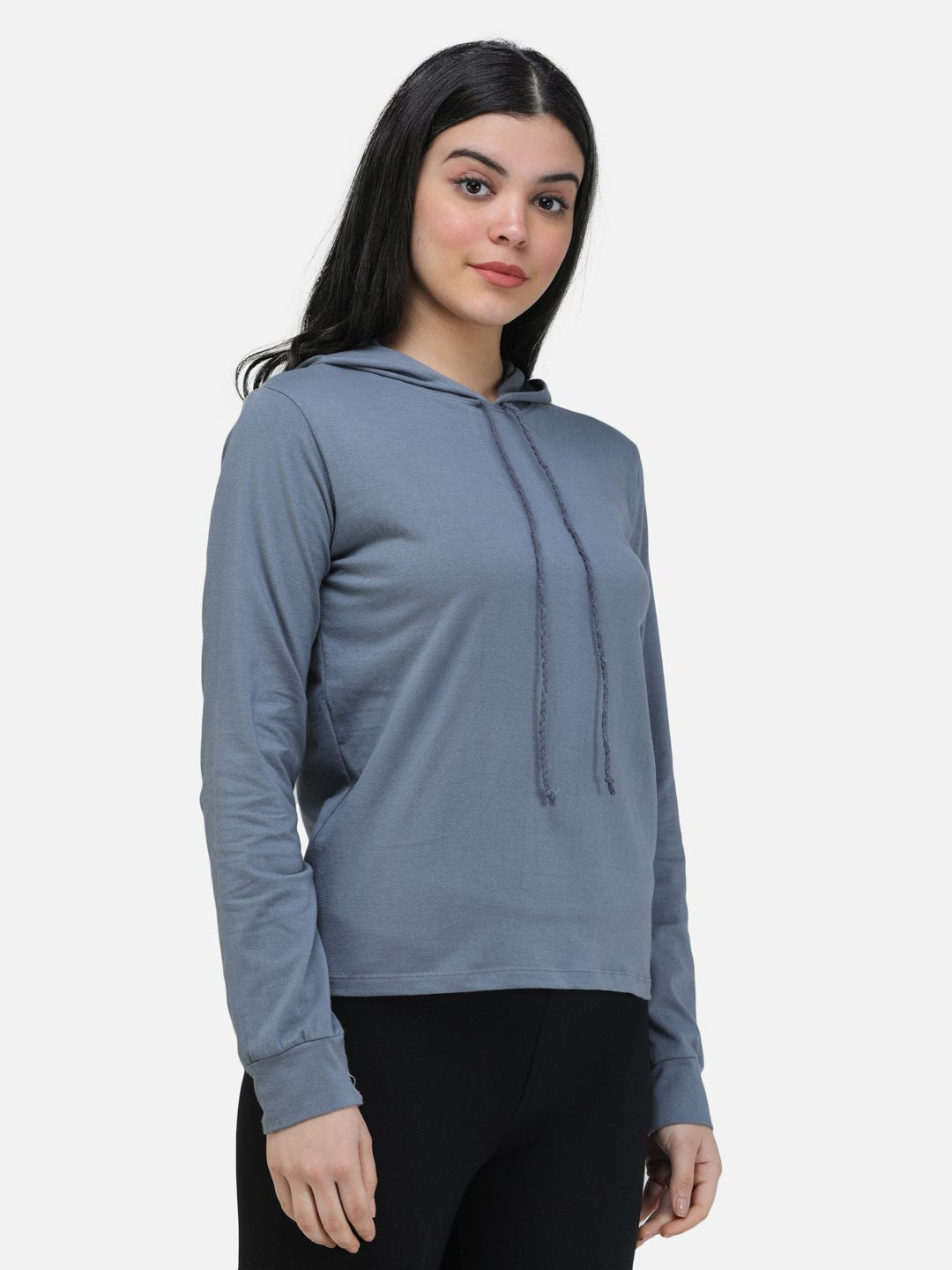SCORPIUS GREY SWEATSHIRT STYLE HOODIE TOP