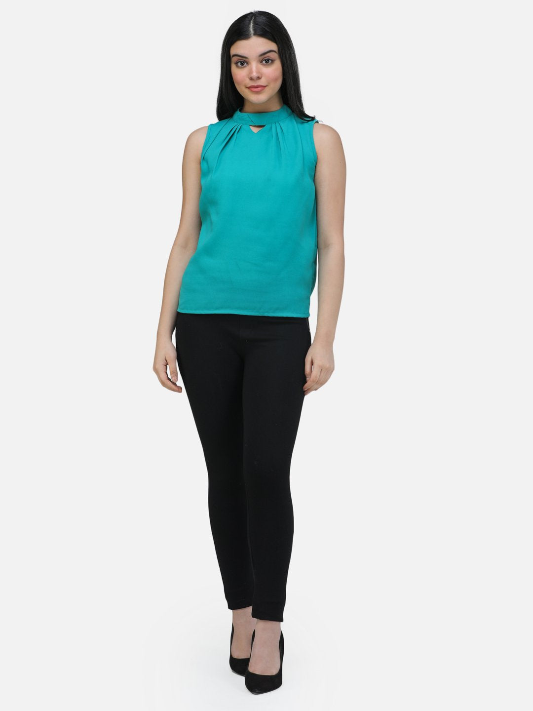 SCORPIUS SOLID BLUE REGULAR TOP