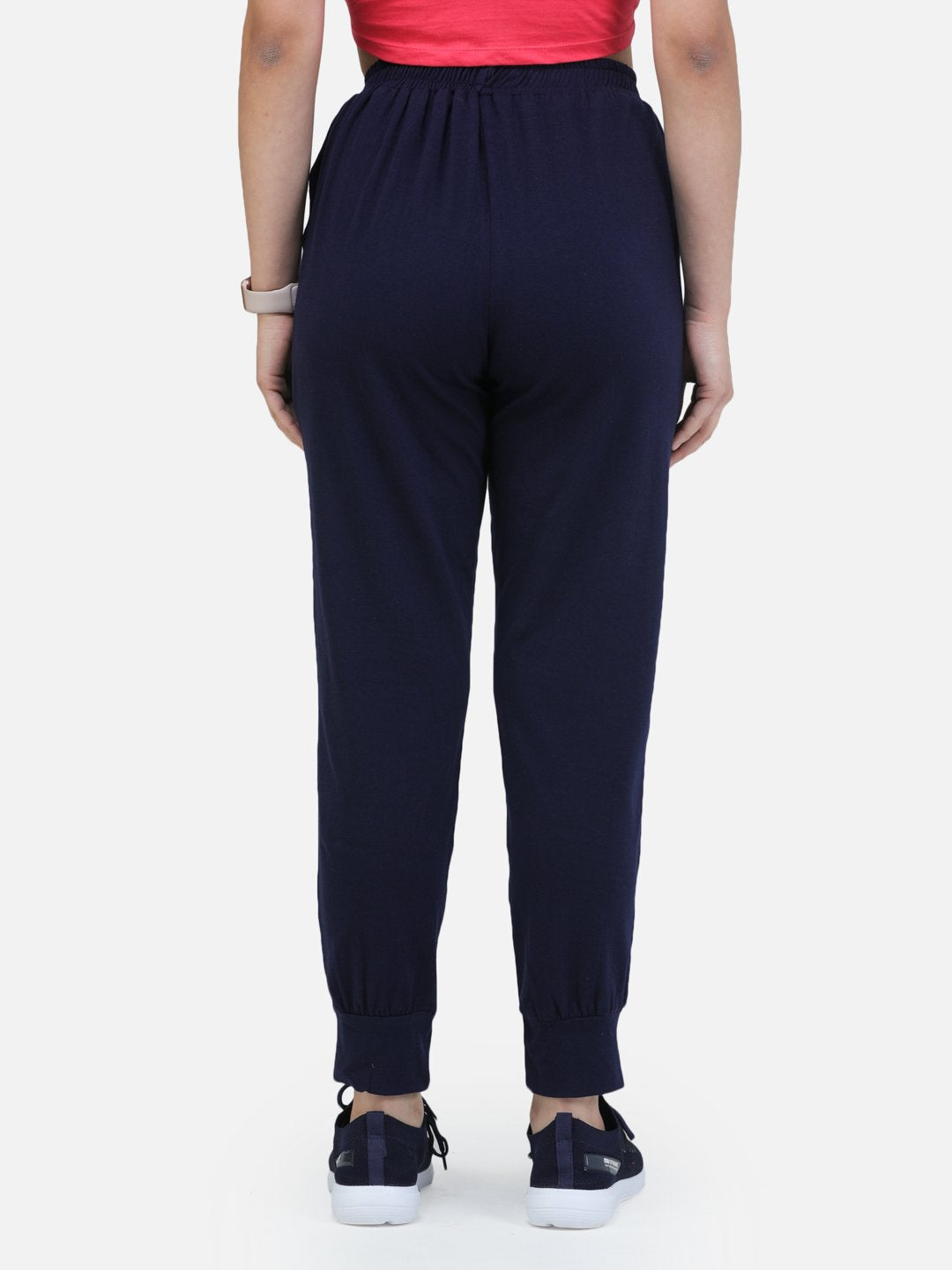 SCORPIUS SOLID NAVY BLUE TRACKPANT