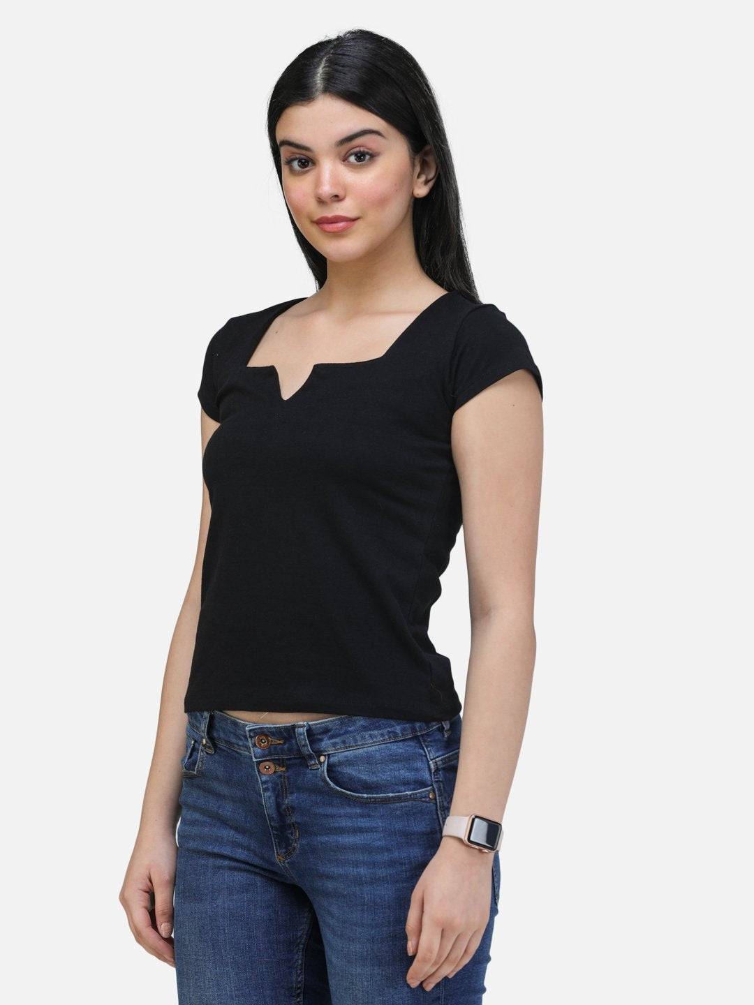 SCORPOUS SOLID BLACK TOP