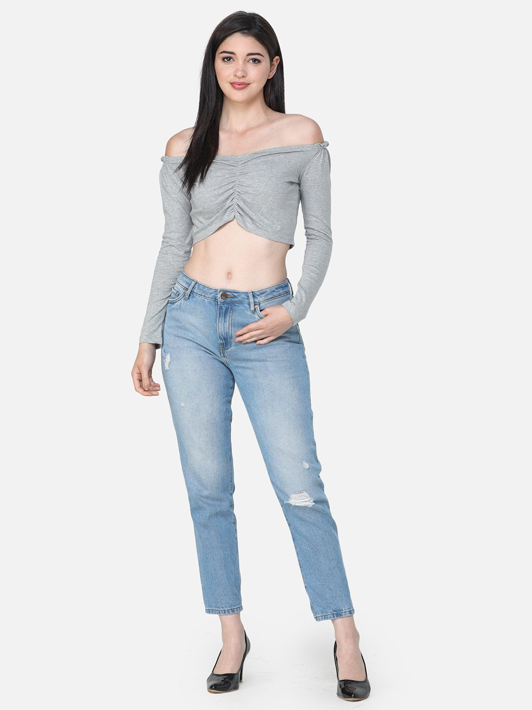 SCORPIUS SOLID GREY TOP