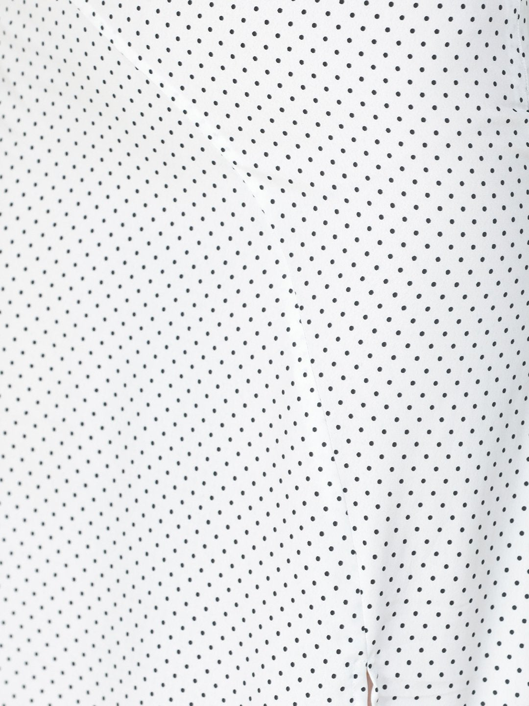 White Polka Midi Skirt