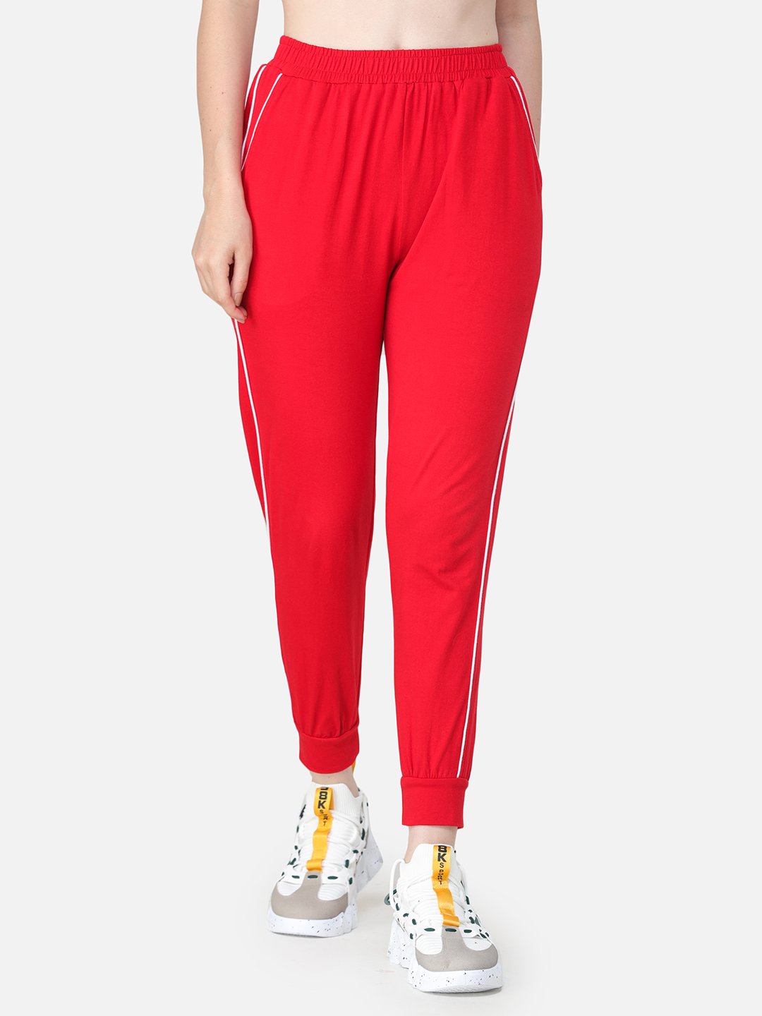 Red Striped Trackpants