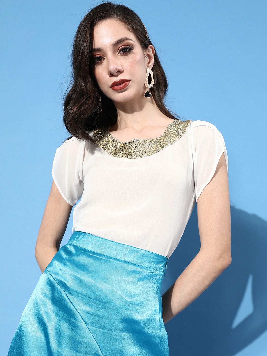 Off-White Top