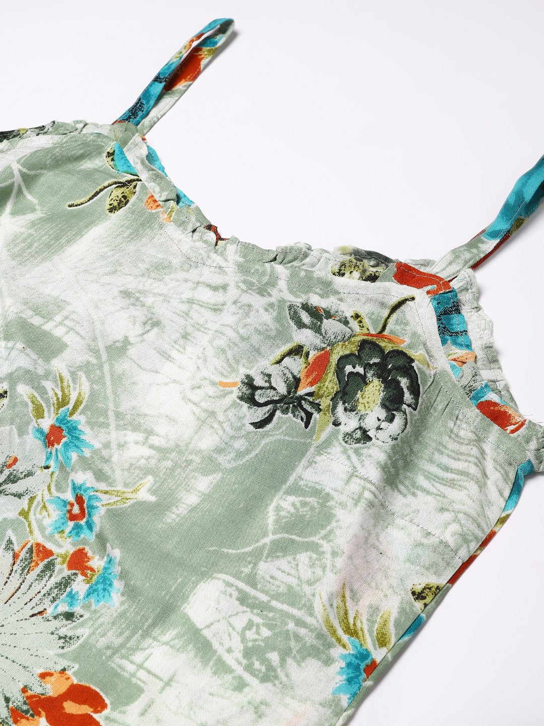 Cation Grey Strap Night Suit