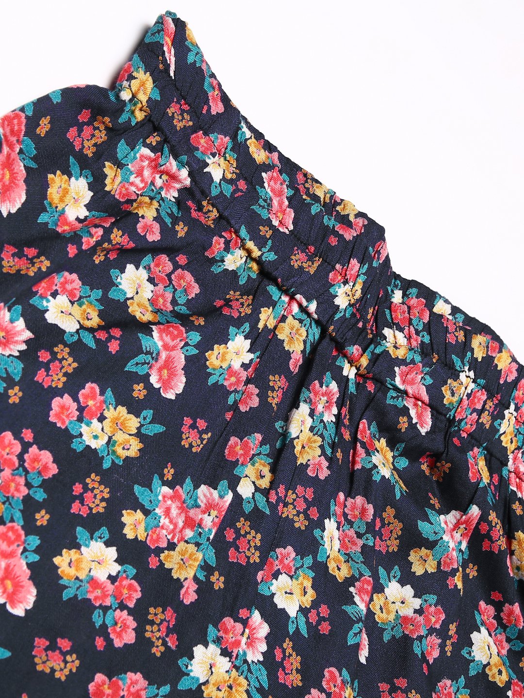 Cation Navy Floral Print Night Suit