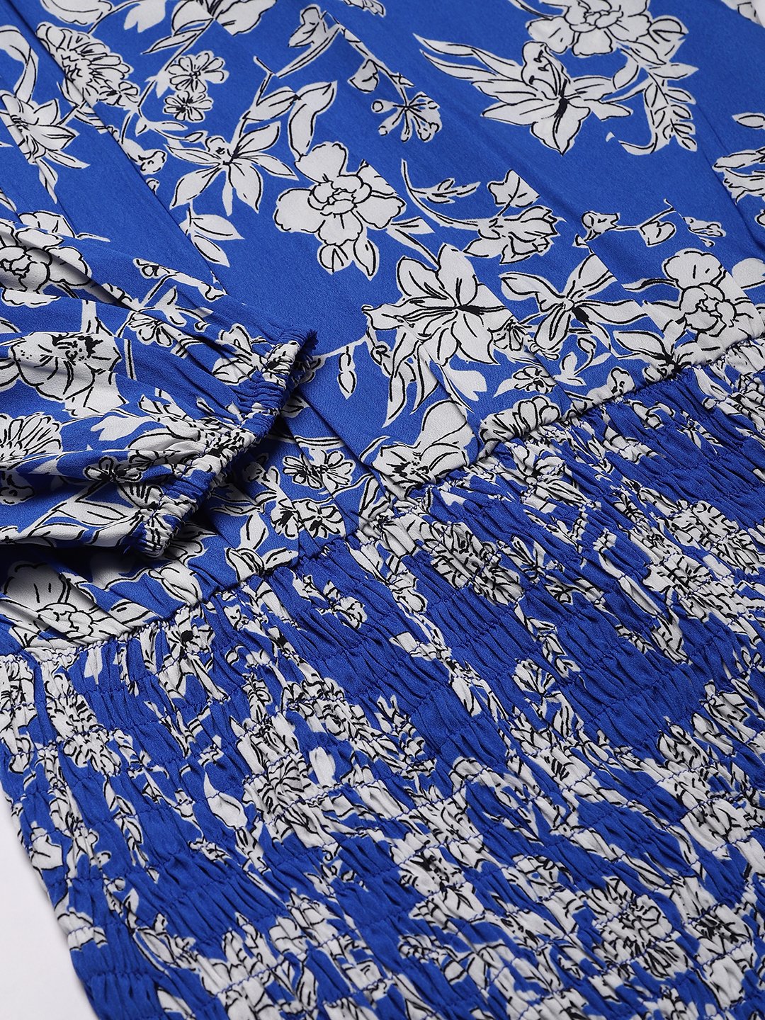 Floral Blue Dress