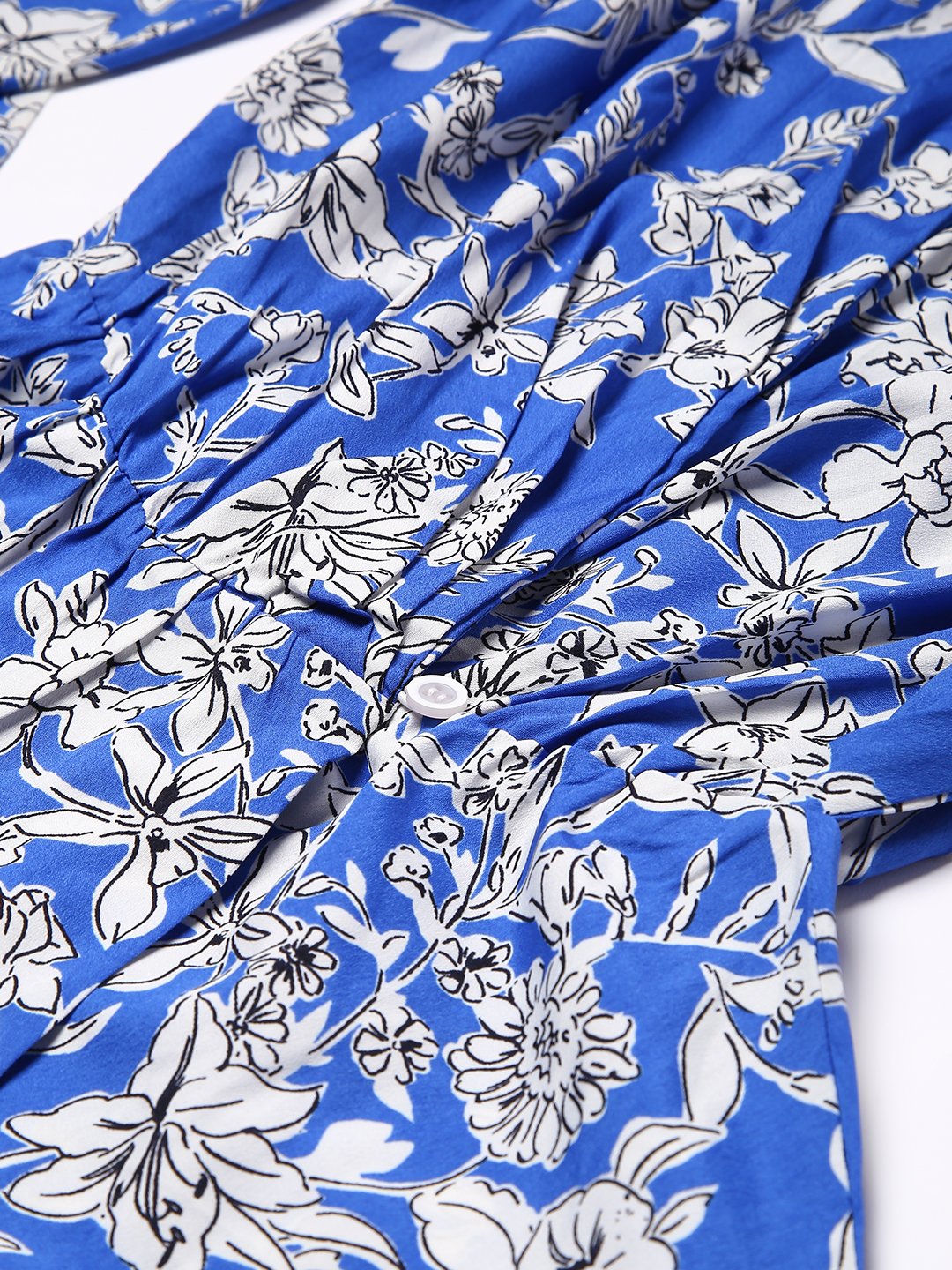 Blue Floral Top