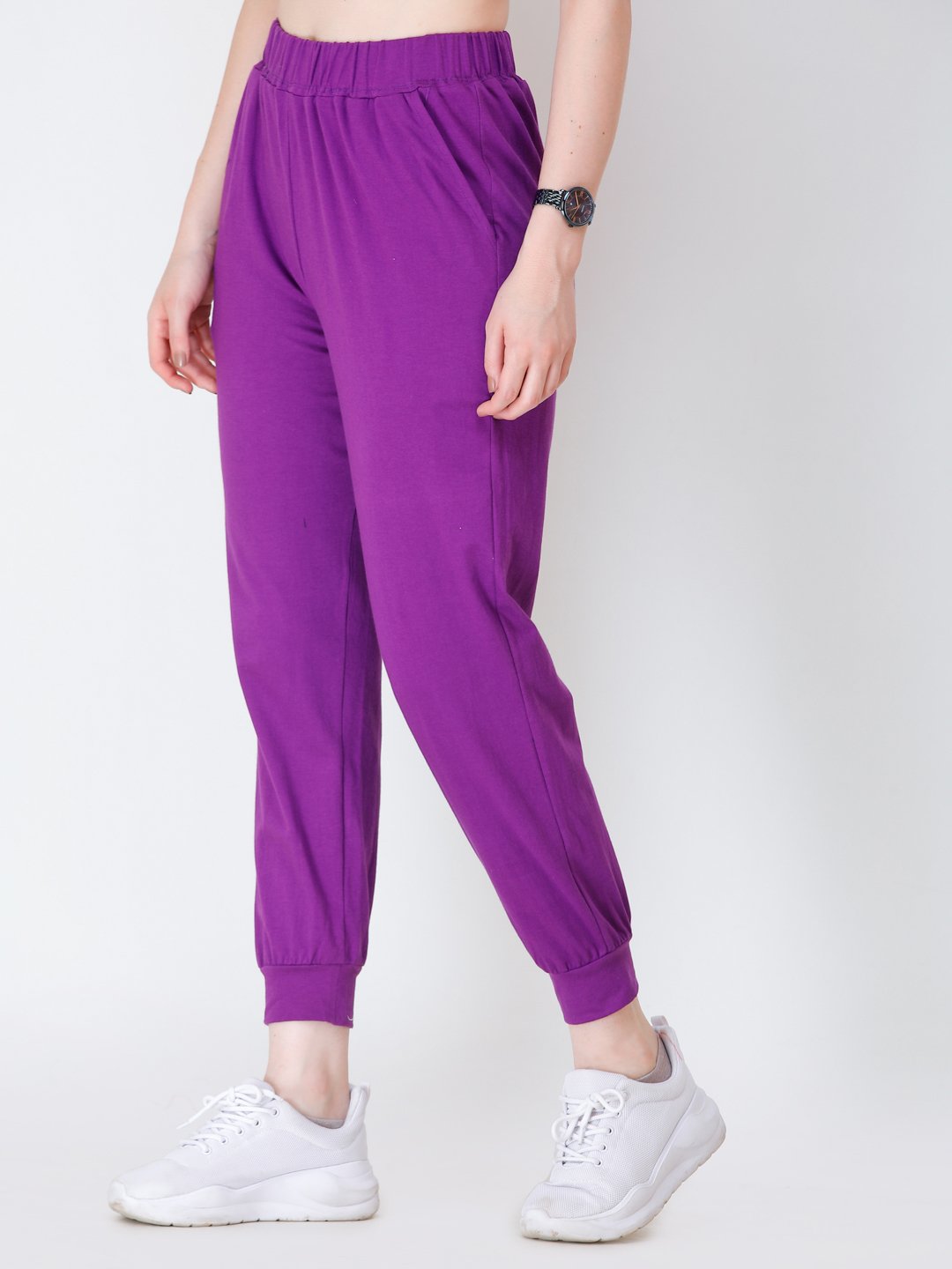 SCORPIUS PURPLE SOLID TRACK PANT