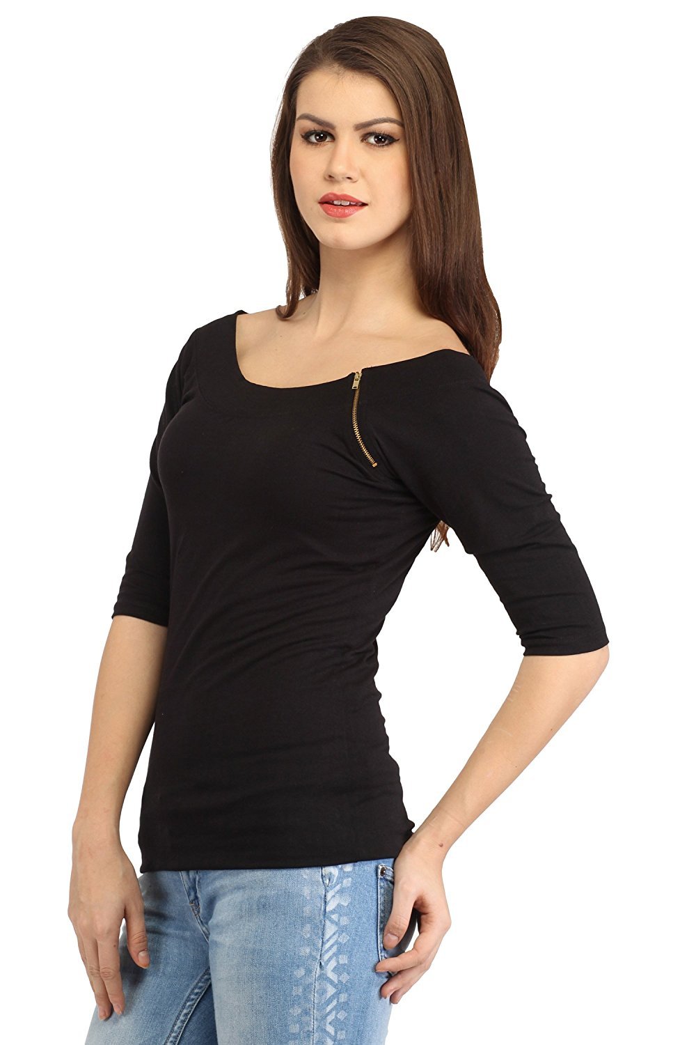 Black Solid Top