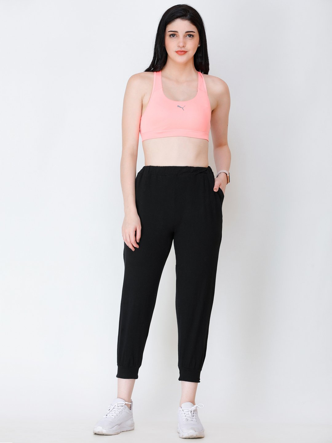 SCORPIUS BLACK SOLID TRACK PANT