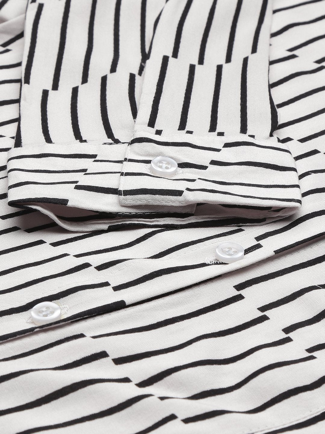SCORPIUS White Striped Shirt