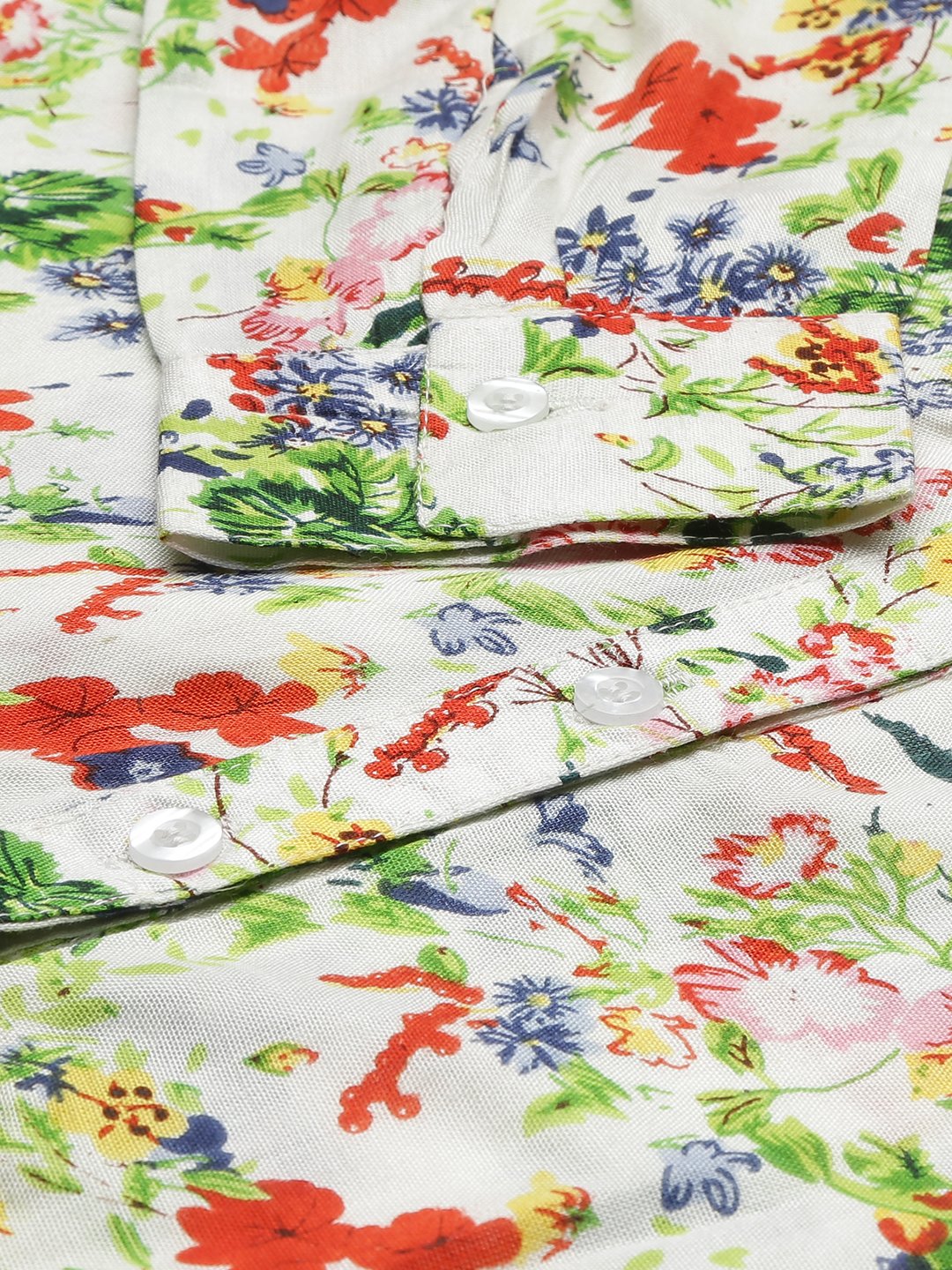 Scorpius Multicolor Floral Rayon Shirt