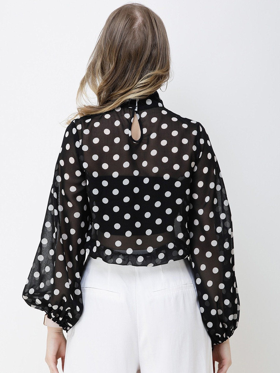Black & White Polka Top