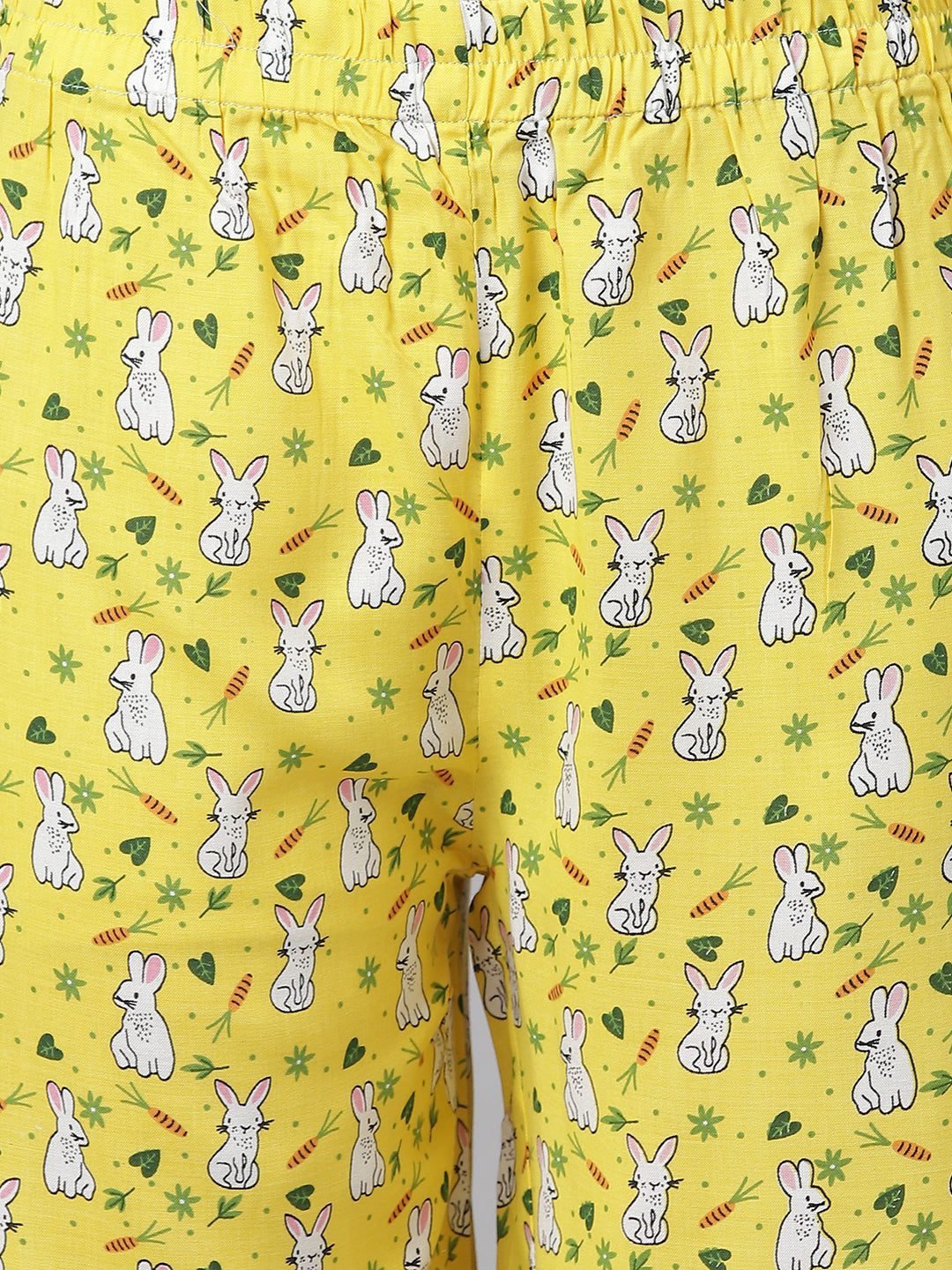 Cation Yellow Printed Night Suit