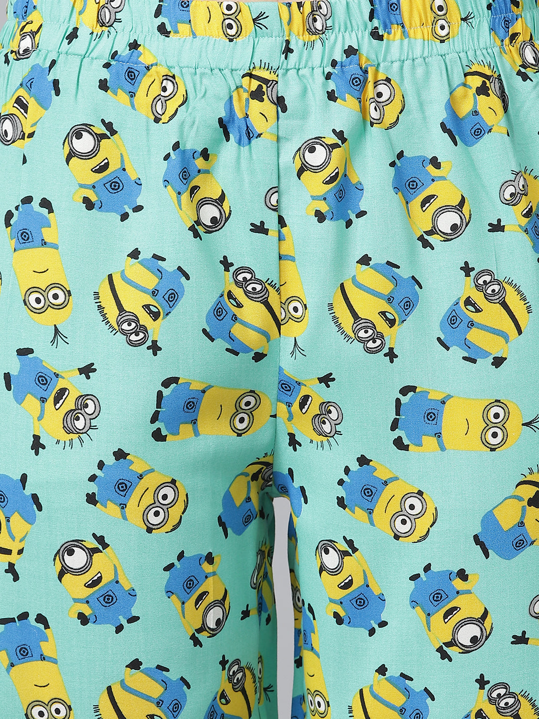 Cation Green Printed Night Suit