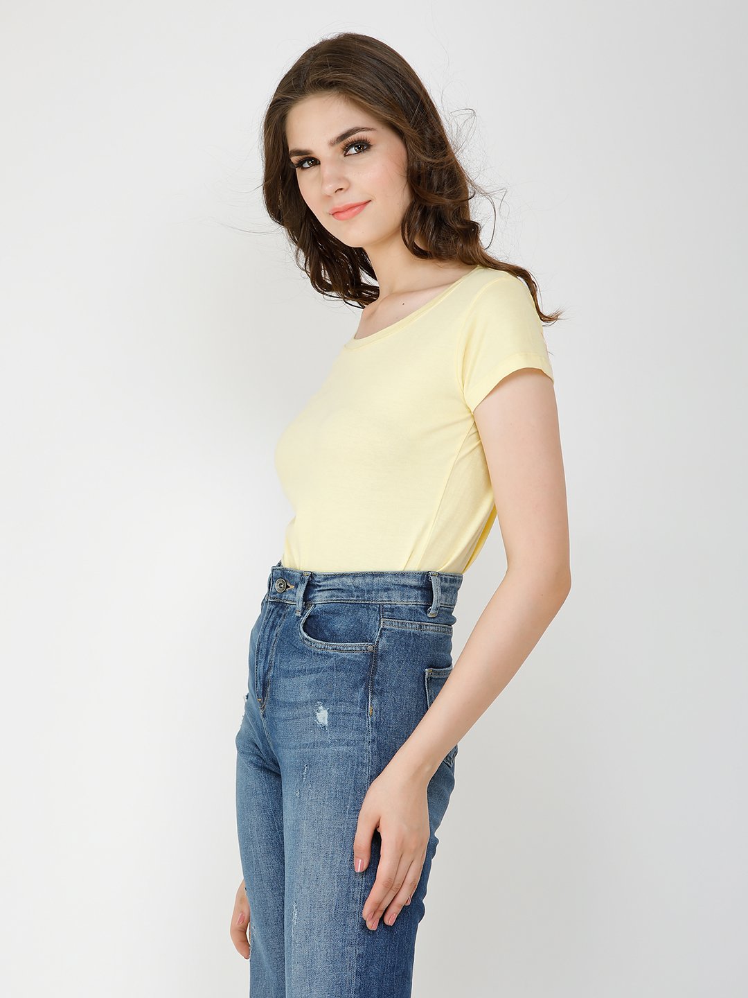 yellow solid top