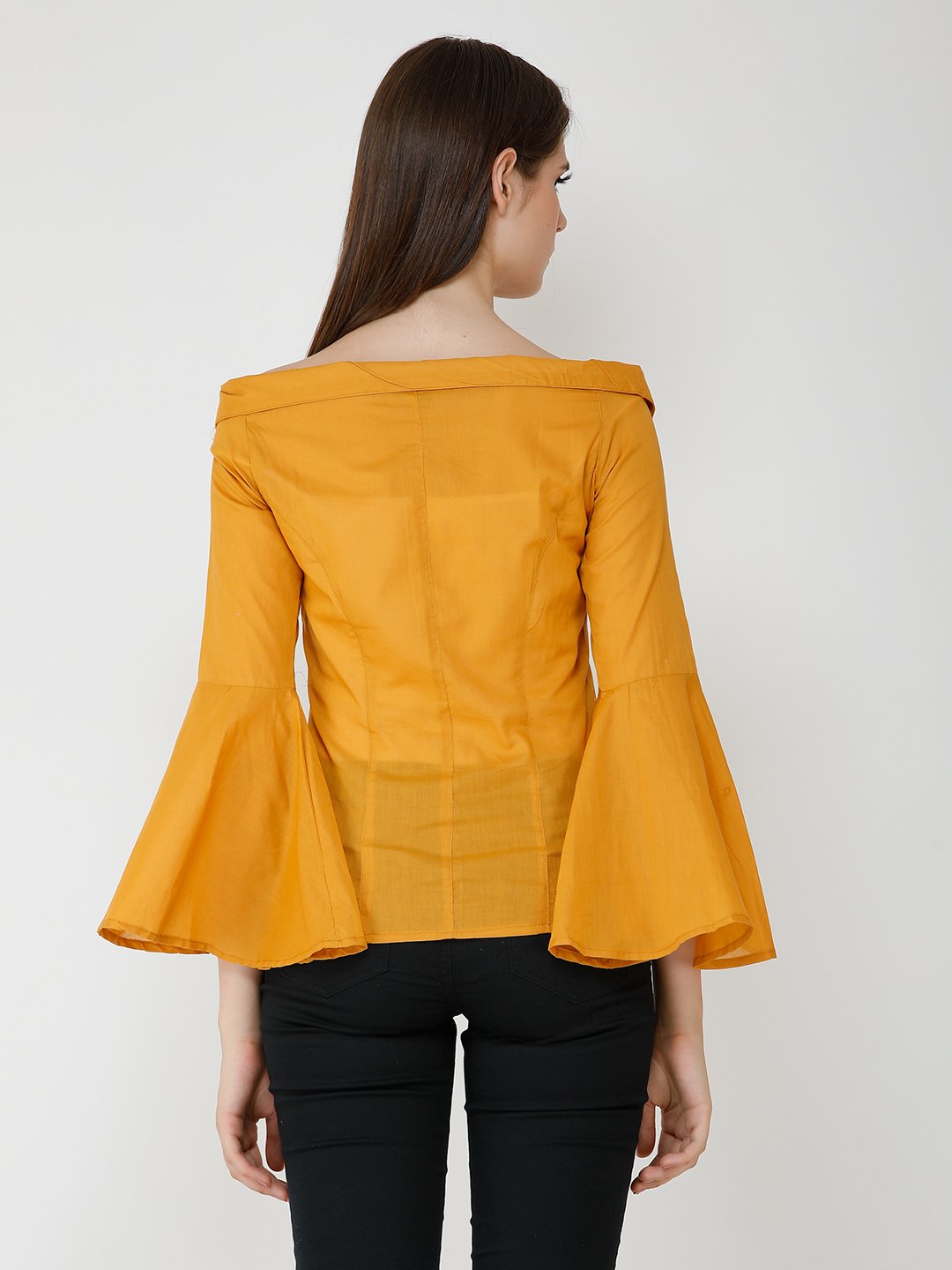 Solid Mustard Shirt