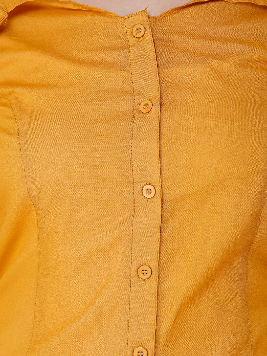 Solid Mustard Shirt