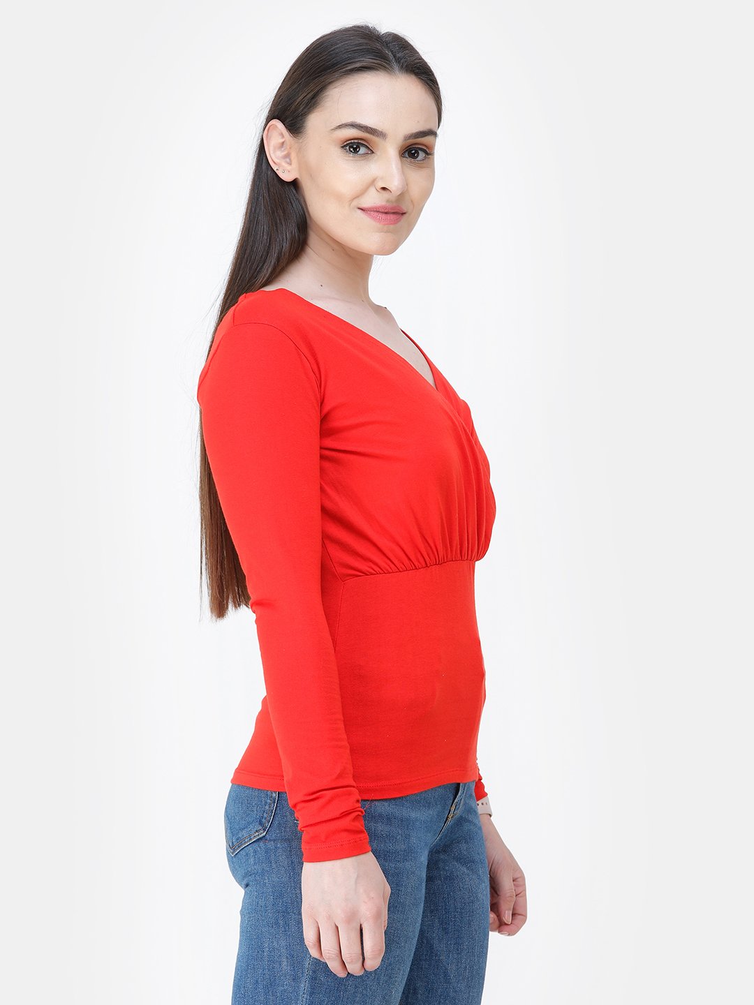 Red Solid Top
