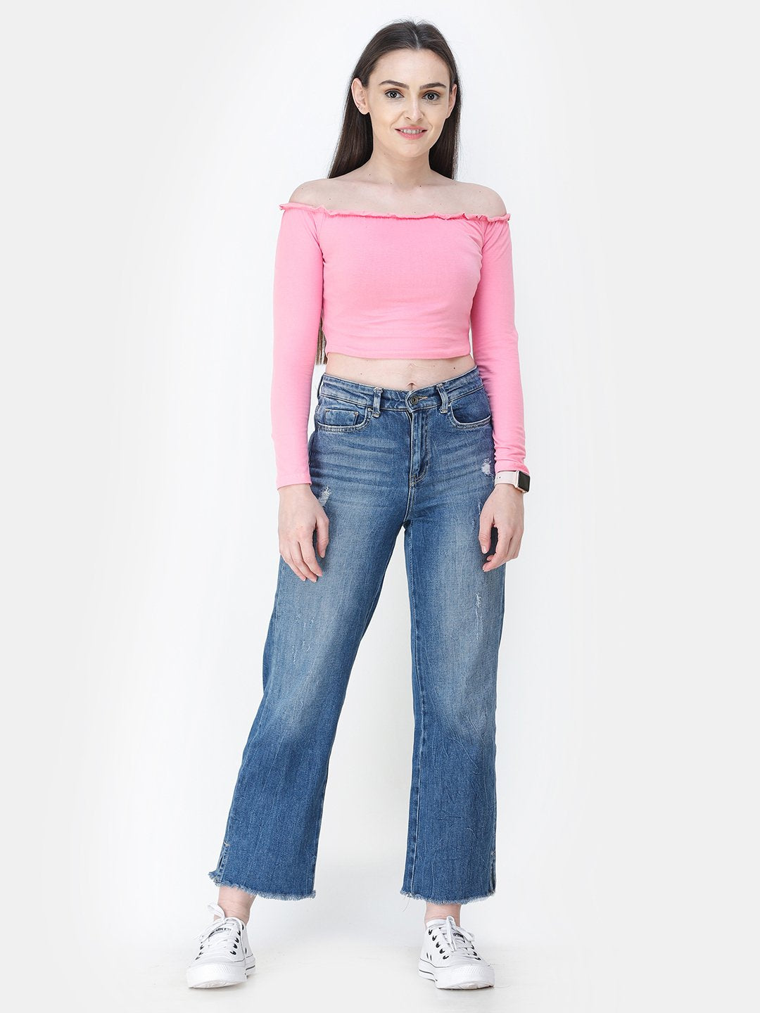 Pink Solid Top
