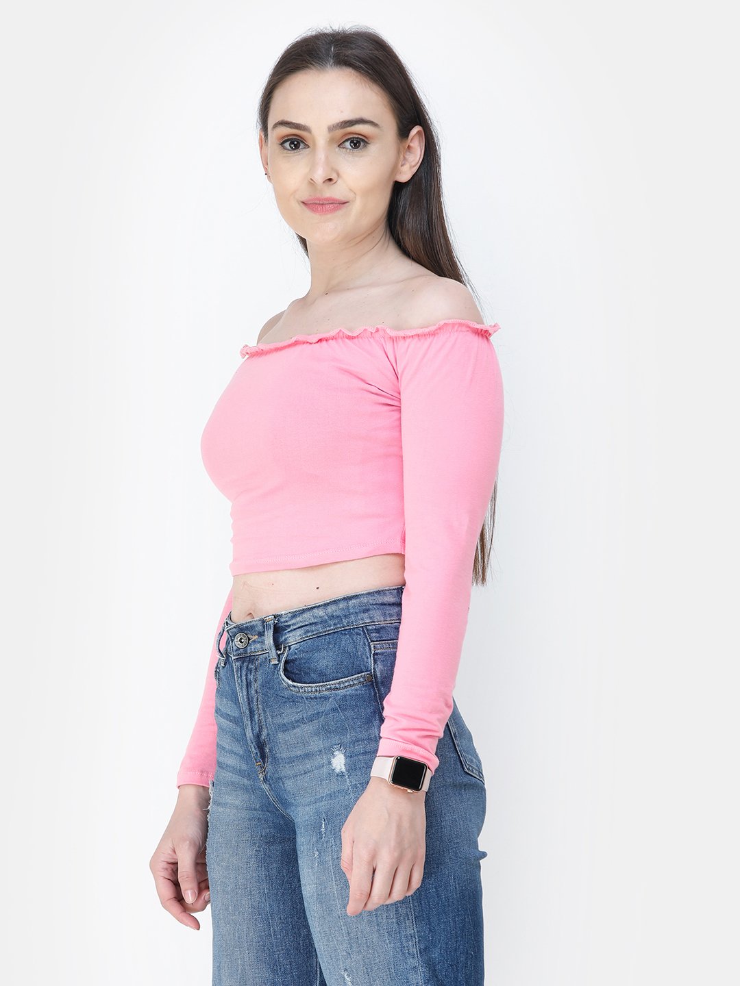 Pink Solid Top