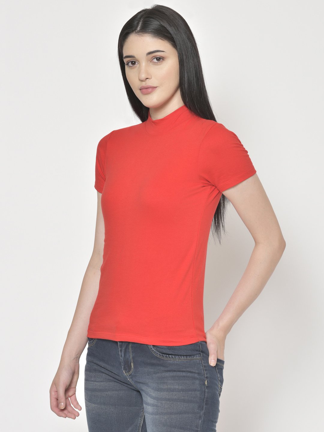 Cation Red Cotton Top