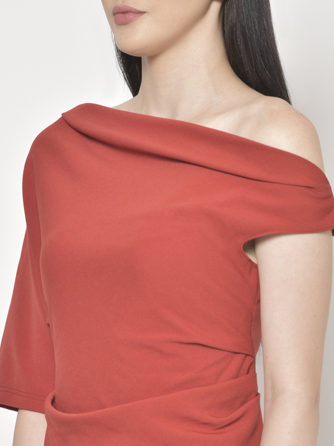 Cation Maroon Solid Top