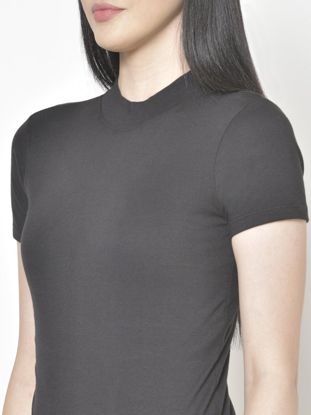 Cation Black Cotton Top