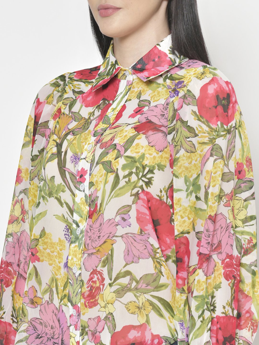 Cation Blue Printed Shirt