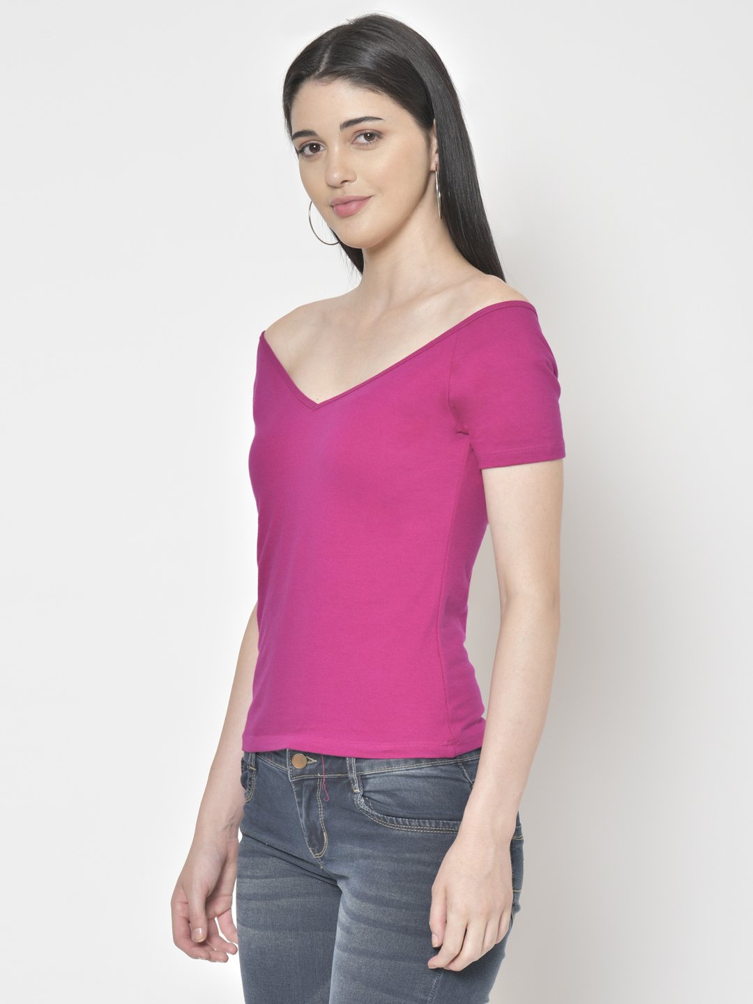 Cation Magenta Solid Top