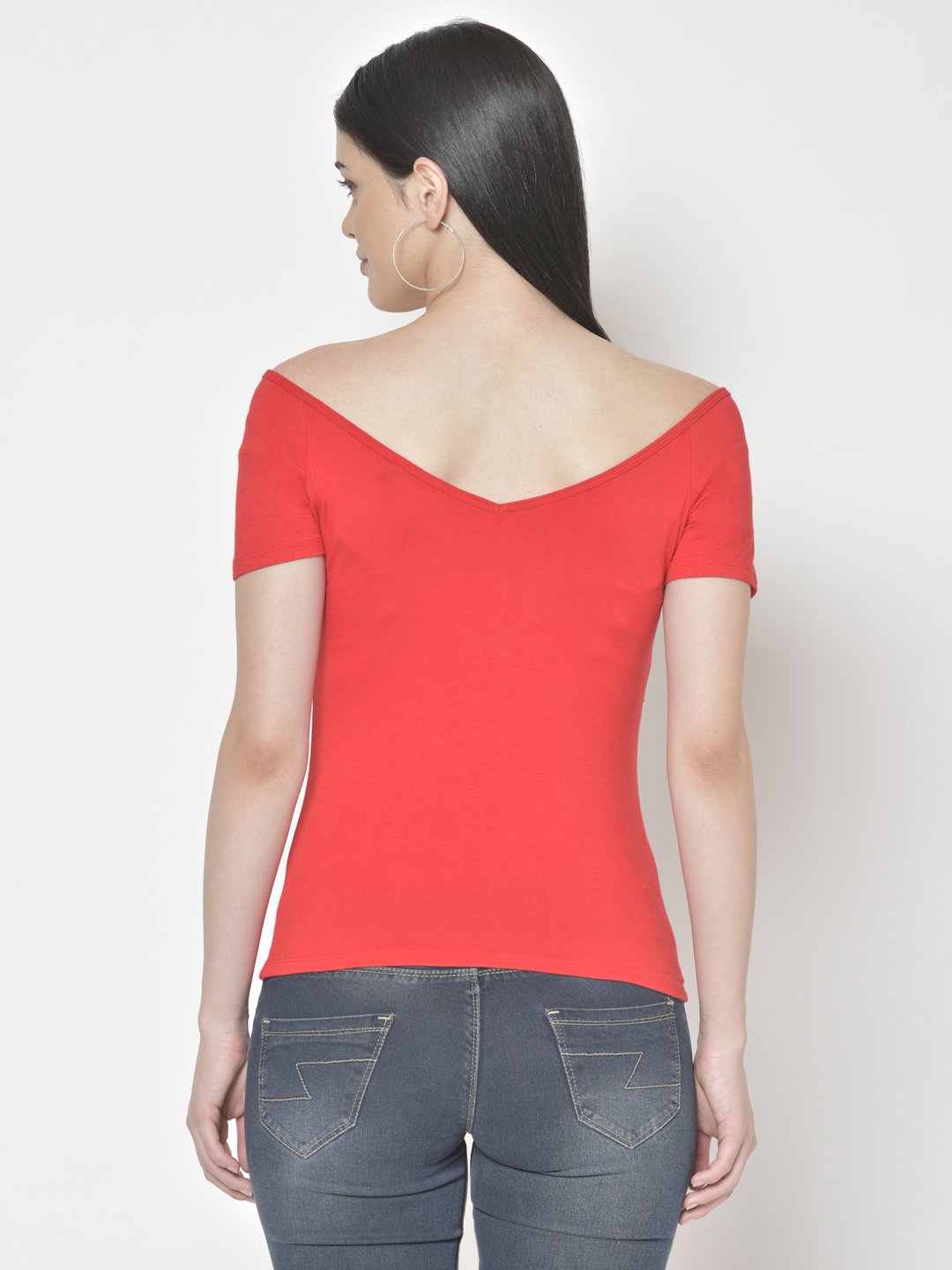 Cation Red Solid Top