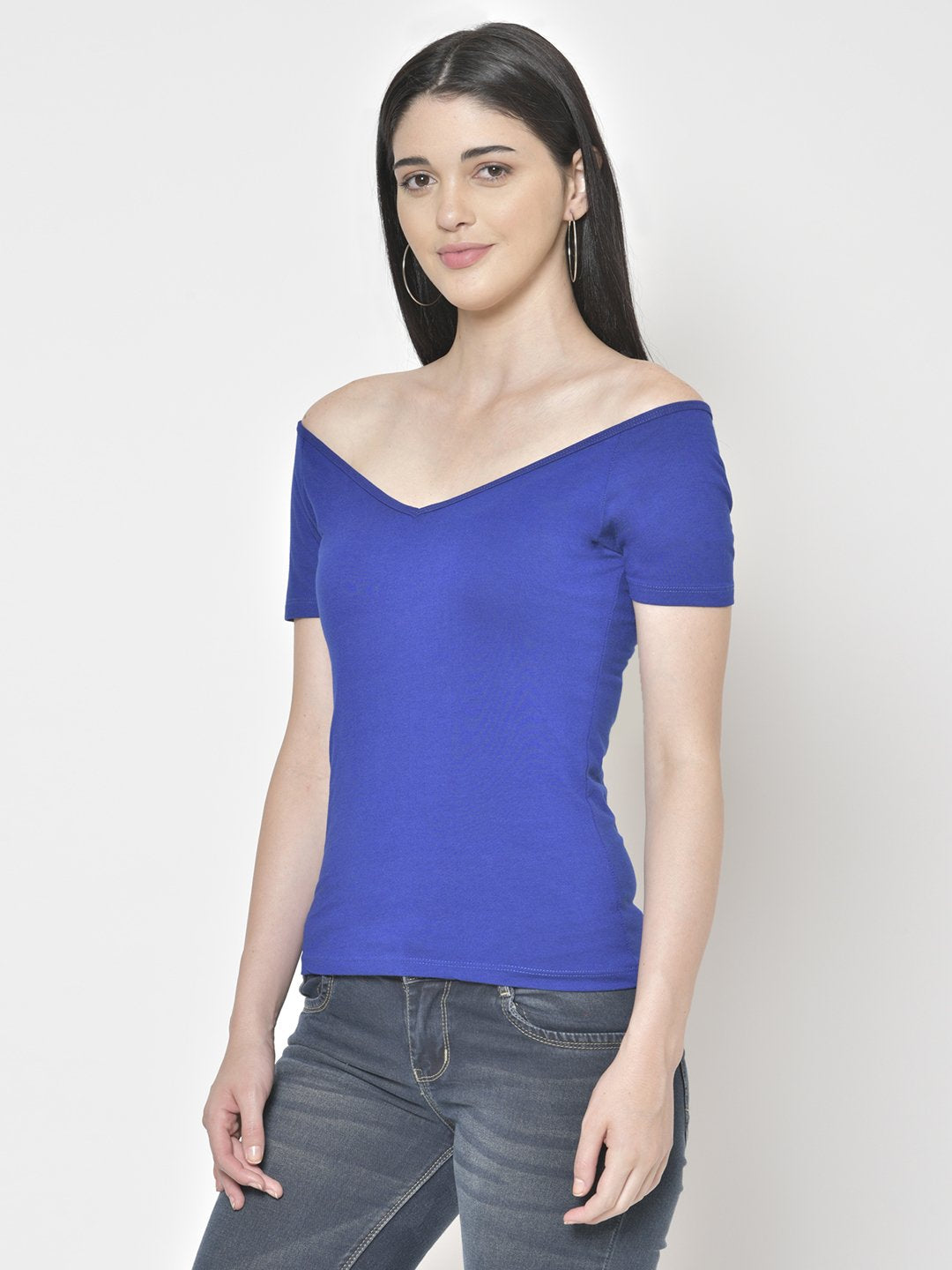 Cation Blue Solid Top