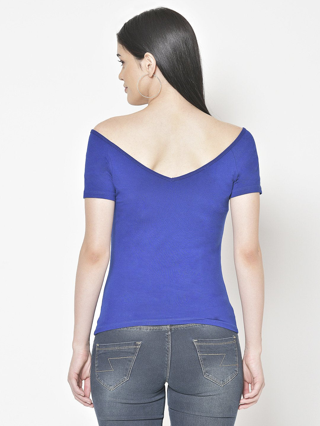 Cation Blue Solid Top