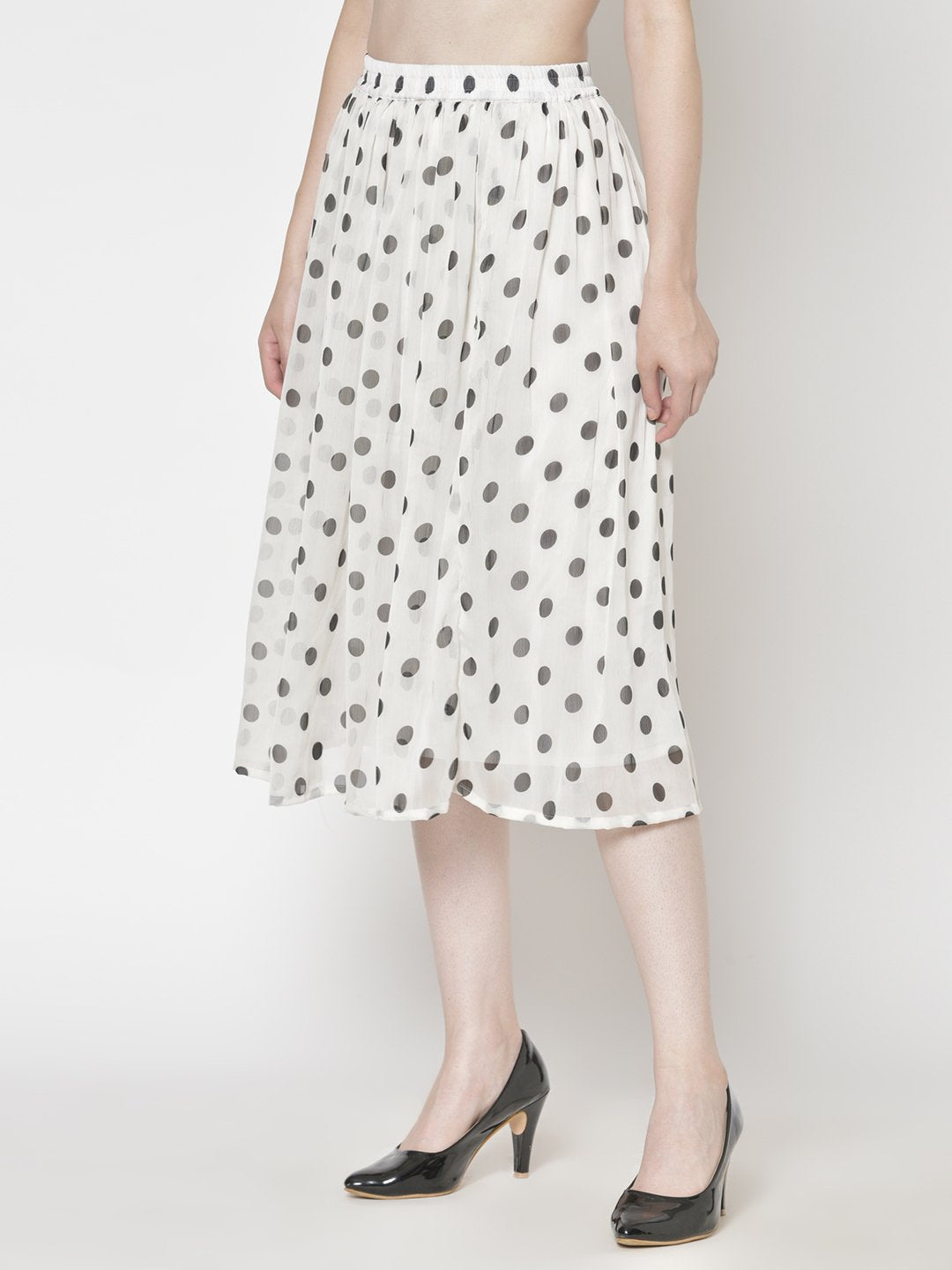 Printed Midi Skirt