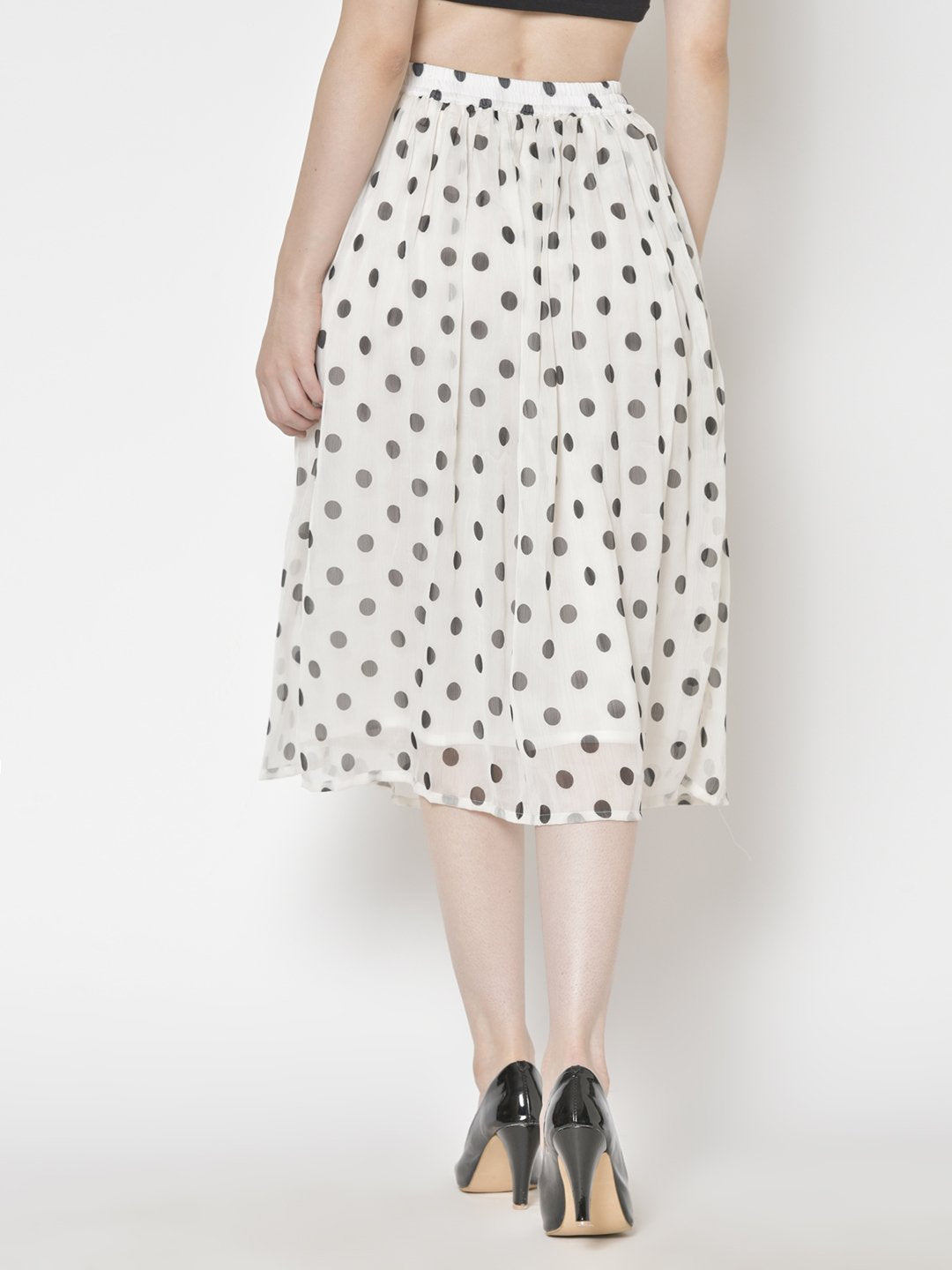 Printed Midi Skirt