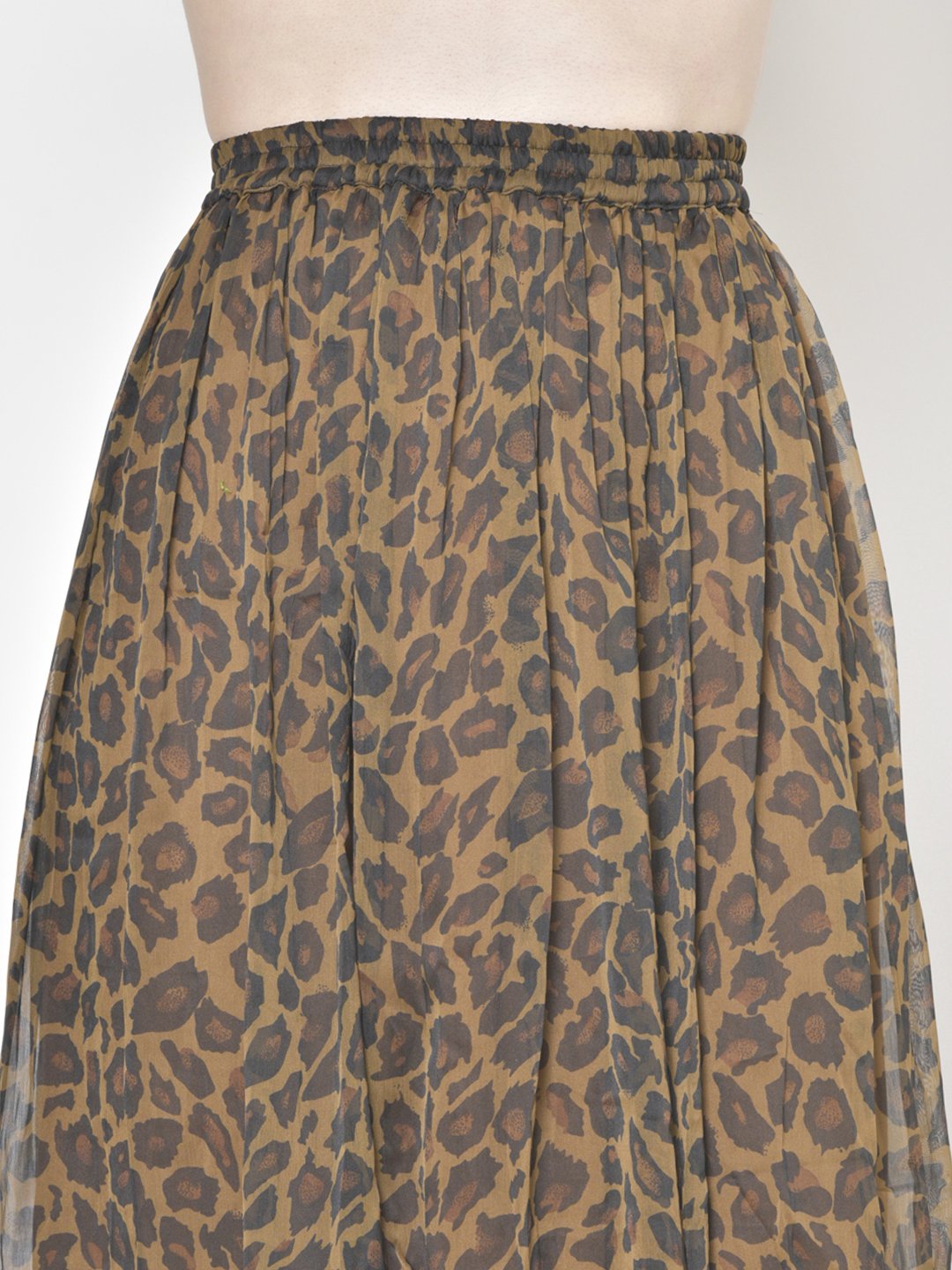 Printed Midi Skirt