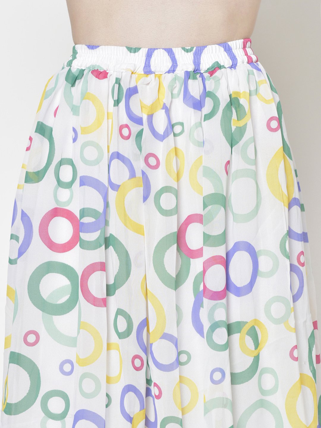Printed Midi Skirt